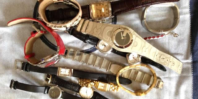 たくさんの腕時計
