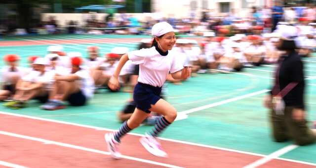 運動会のかけっこ・リレー